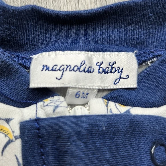 Magnolia Baby 6 Months Zippy Footie Sword Fish Pattern - Picture 3 of 3
